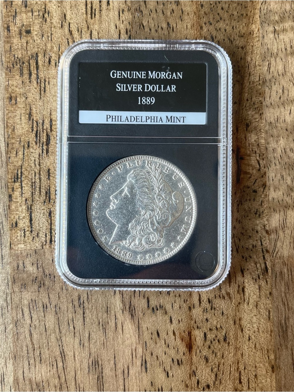 1889 Silver Morgan Dollar Philadelphia Mint, No Mint Mark PCS